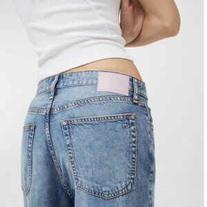RAG & BONE Featherweight Logan Wide Leg Jeans in Audrey